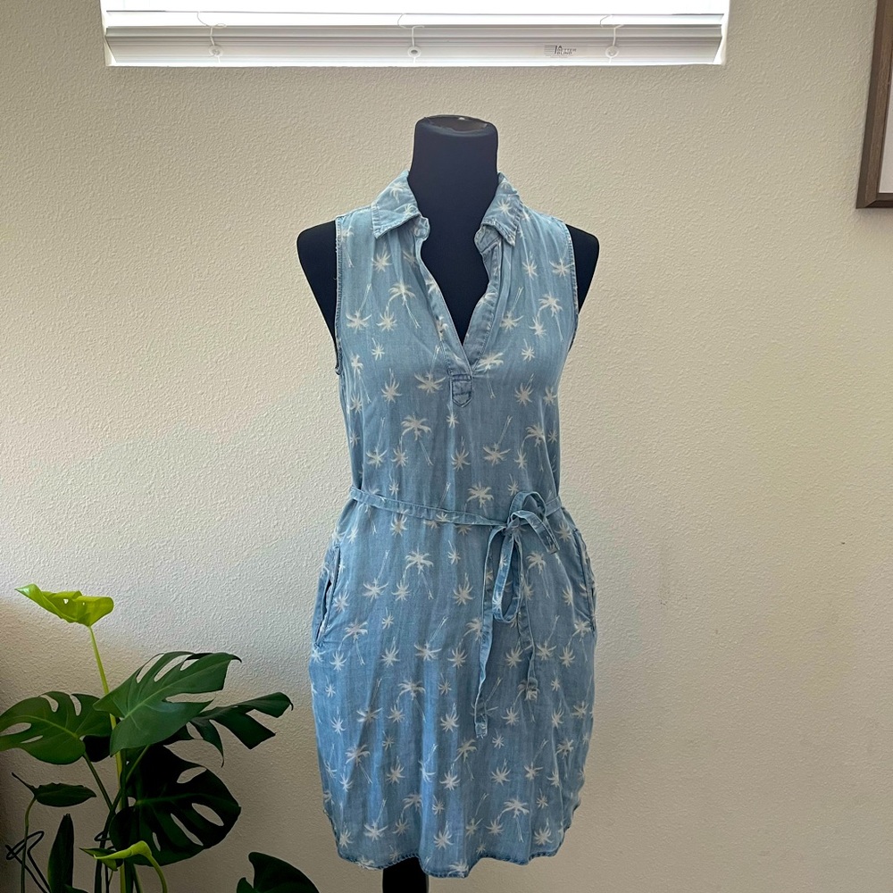 Allen B Palm Tree Vaca Dress